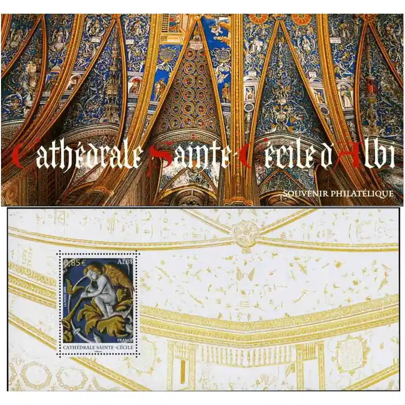 Top Qualité Bloc souvenir N°37 Cathédrale Sainte-Cécile neuf**.