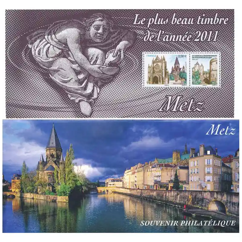 Bloc souvenir N°75 Metz neuf**. Commander Vite