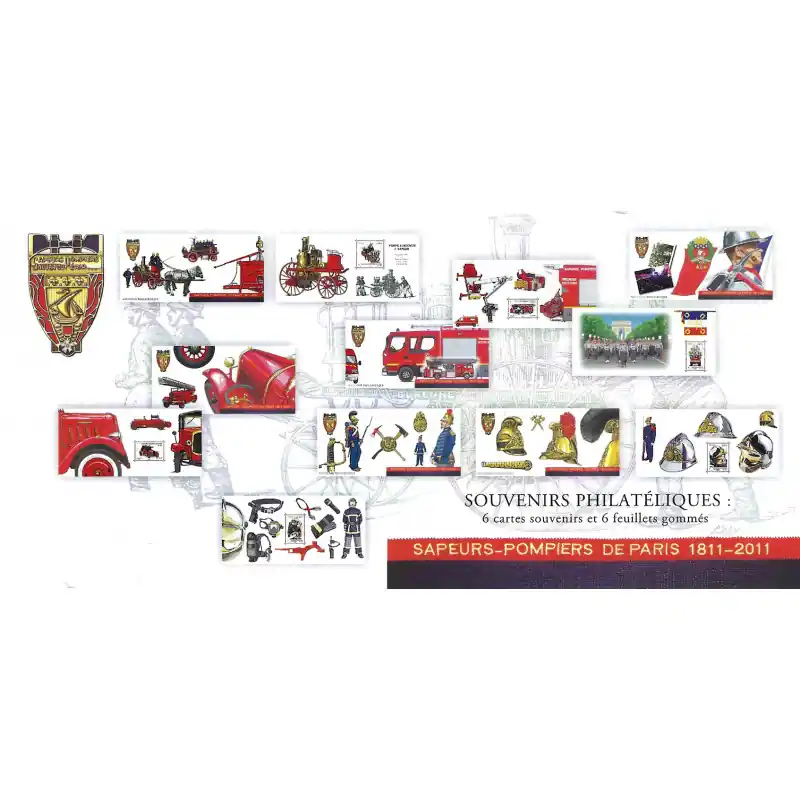 Nouvelle Collection Blocs souvenirs N°59-64 Sapeurs-pompiers de Paris neuf**.