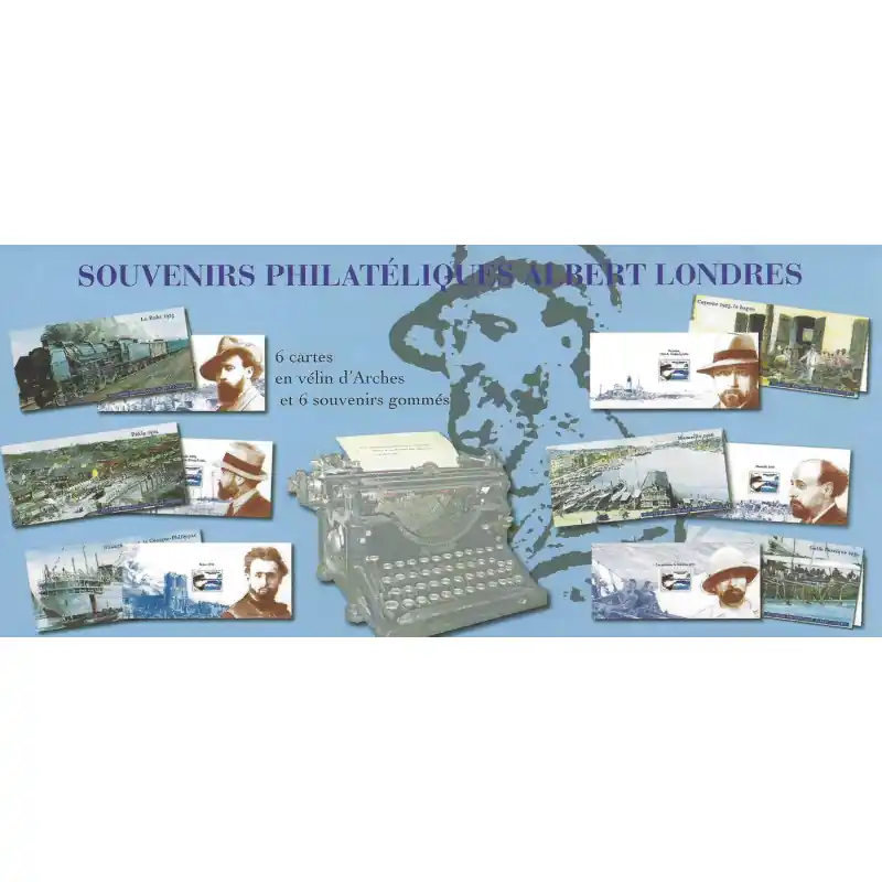 Quantité Limitée Blocs souvenirs N°17-22 Albert Londres neuf**.