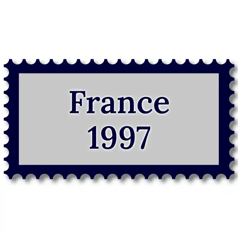 Prix Réduit France 1997 année complète de timbres oblitérés.
