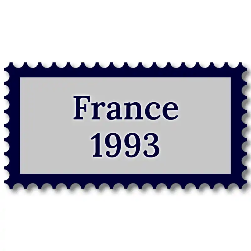 Acheter En Ligne France 1993 année complète de timbres oblitérés.