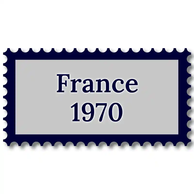 Meilleure Qualité France 1970 année complète de timbres oblitérés.