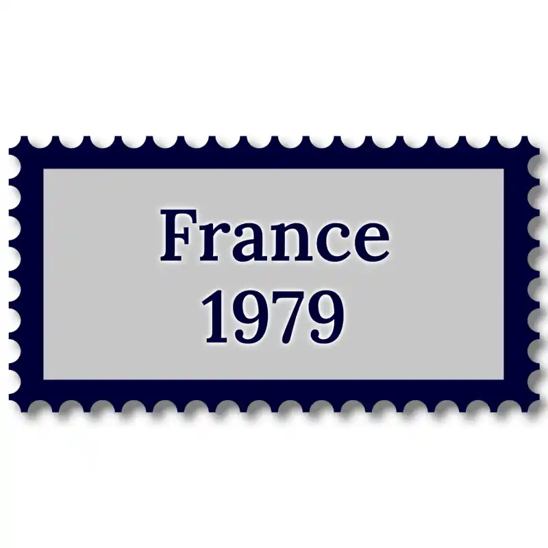 Artisanat France 1979 année complète de timbres oblitérés.