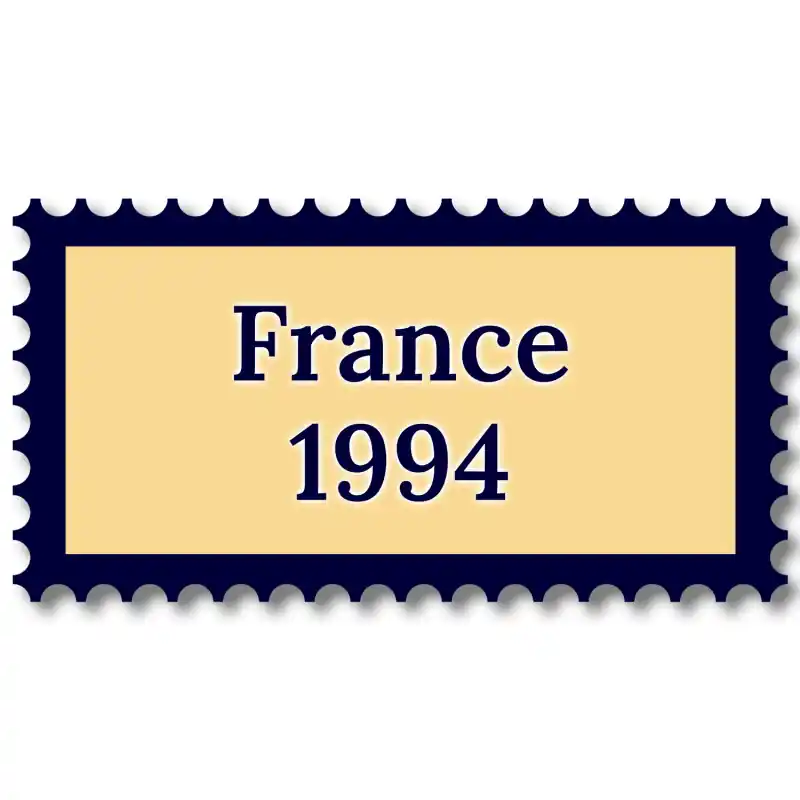 Original France 1994 année complète de timbres neufs**.