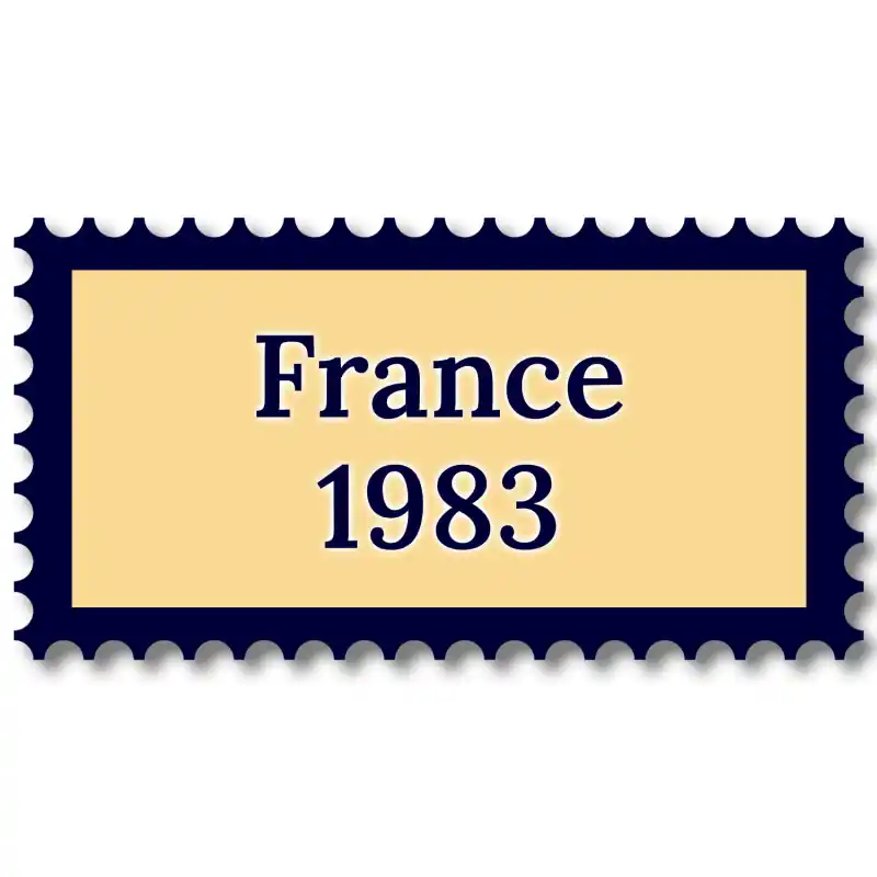 Prix Cassé France 1983 année complète de timbres neufs**.