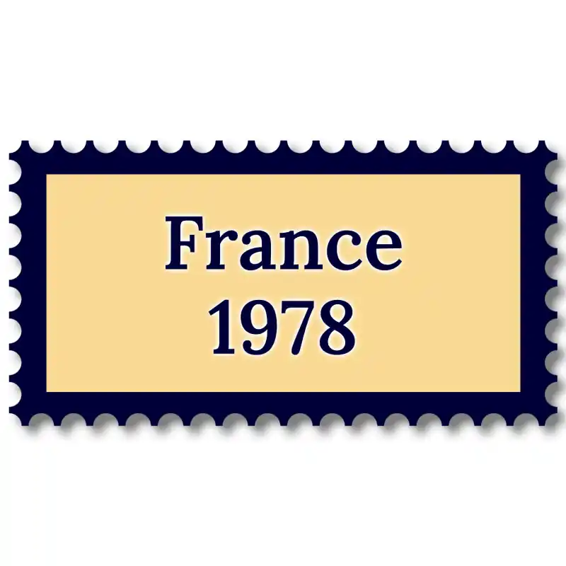 Quantité Limitée France 1978 année complète de timbres neufs**.