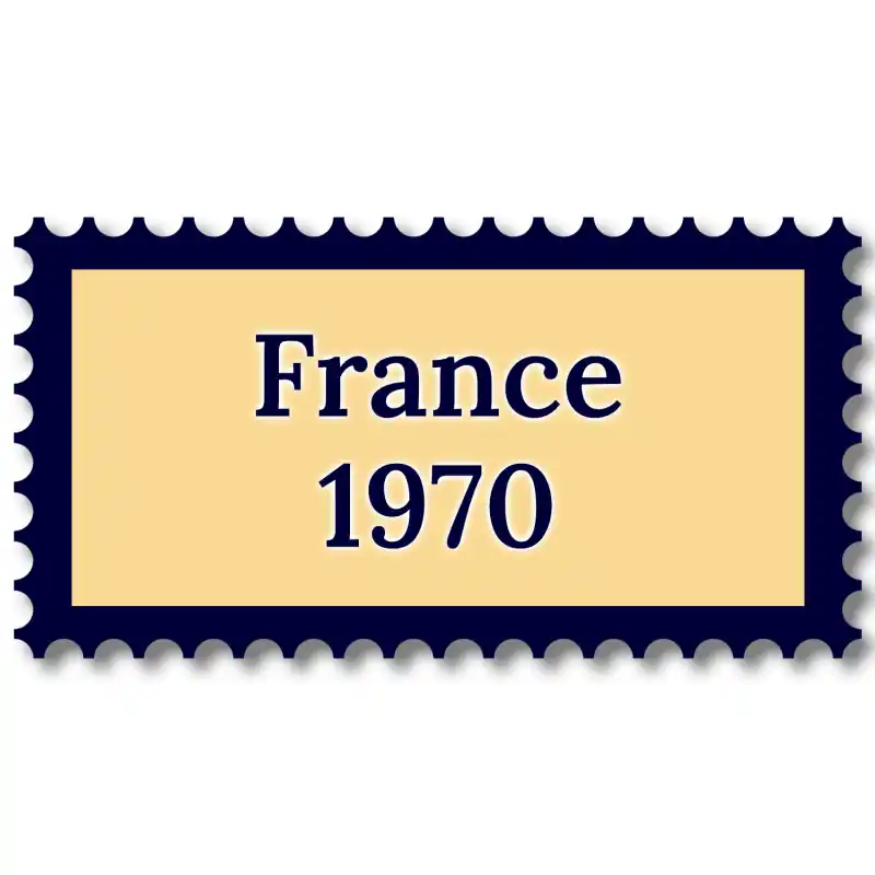 Offre Spéciale France 1970 année complète de timbres neufs**.