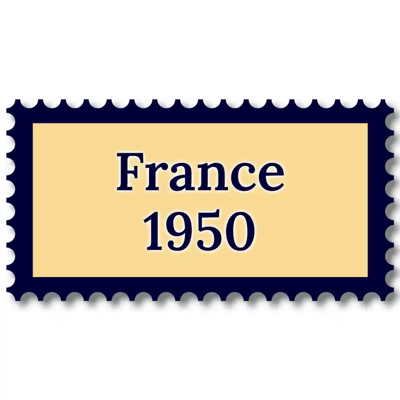 Meilleur Choix France 1950 année complète de timbres neufs**.