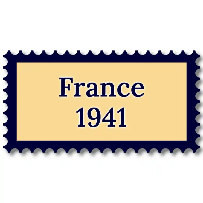 Achat Immédiat France 1941 année complète de timbres neufs**.