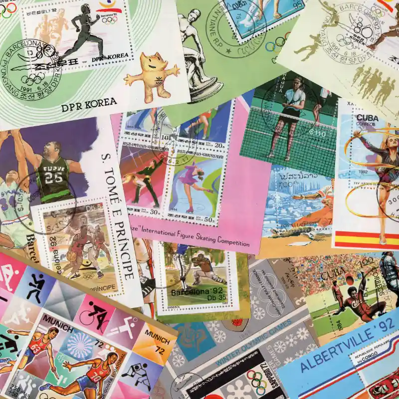 Petit Prix Sports blocs-feuillets de timbres thématiques.