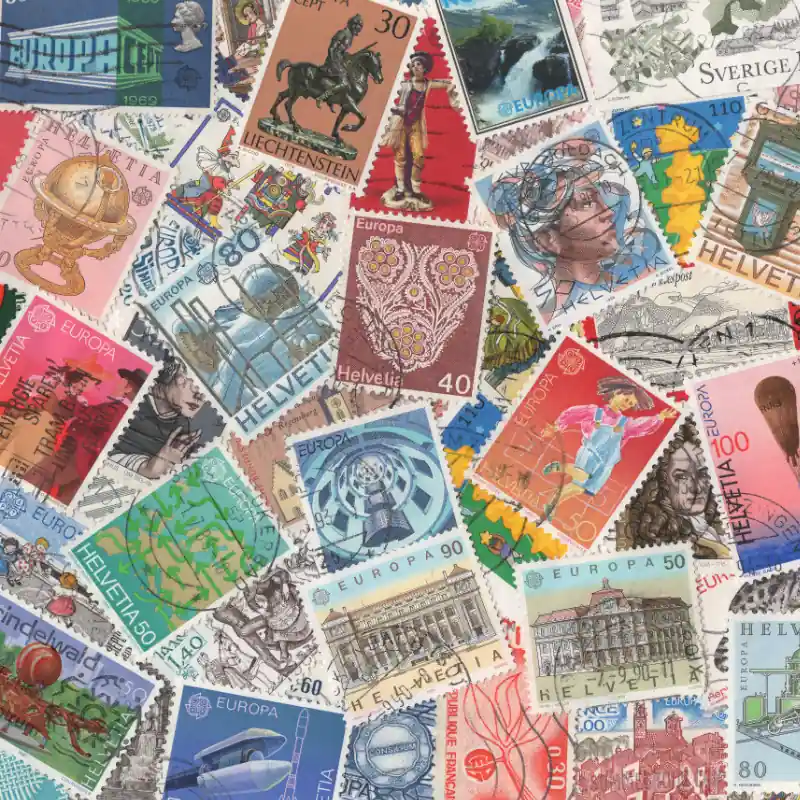 Acheter En Ligne Europa CEPT timbres de collection tous différents.