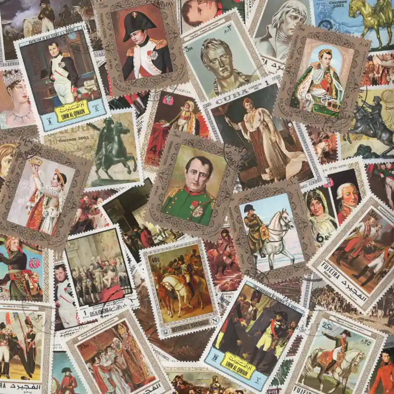 Napoléon timbres thématiques tous différents. Petit Prix