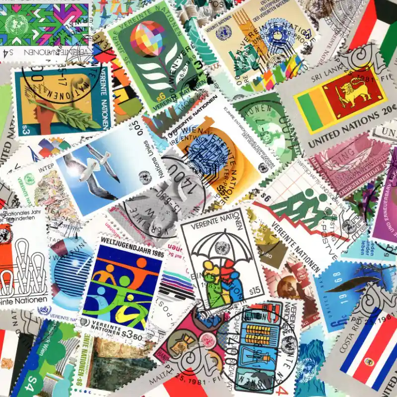 Top Qualité Nations Unies timbres de collection tous différents.