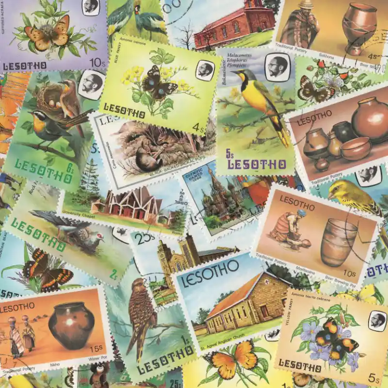 Offre Exclusive Lesotho timbres de collection tous différents.