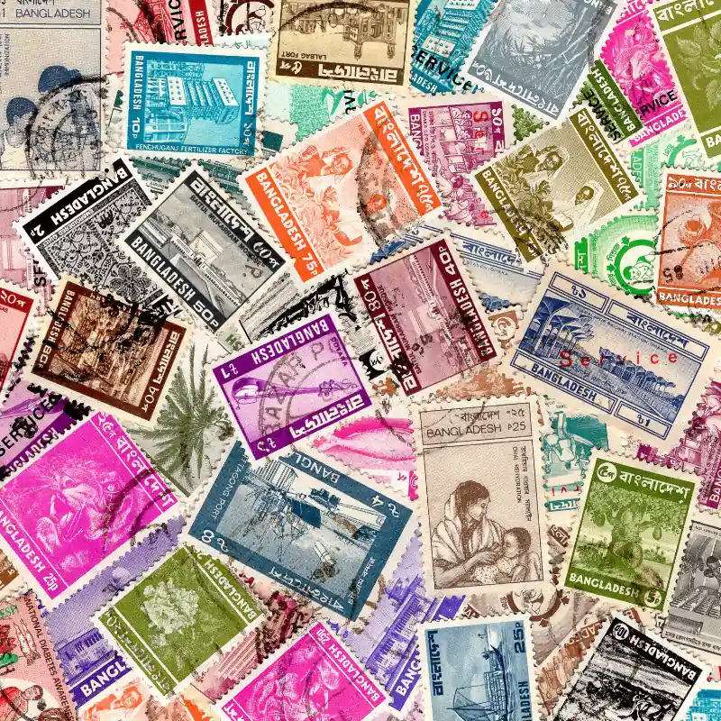 Bangladesh timbres de collection tous différents. Solde