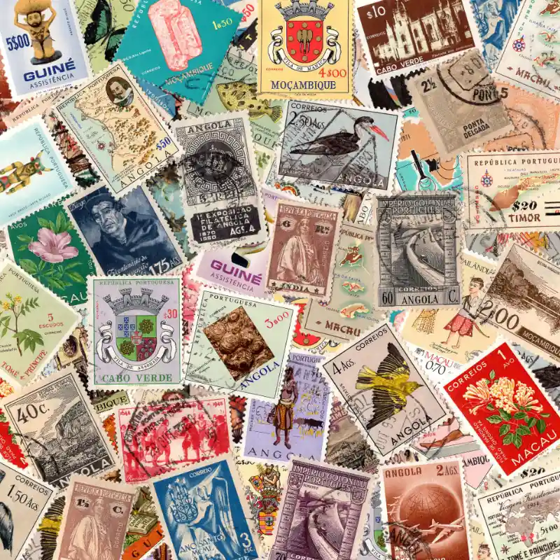 Prix Choc Portugal colonies timbres de collection tous différents.