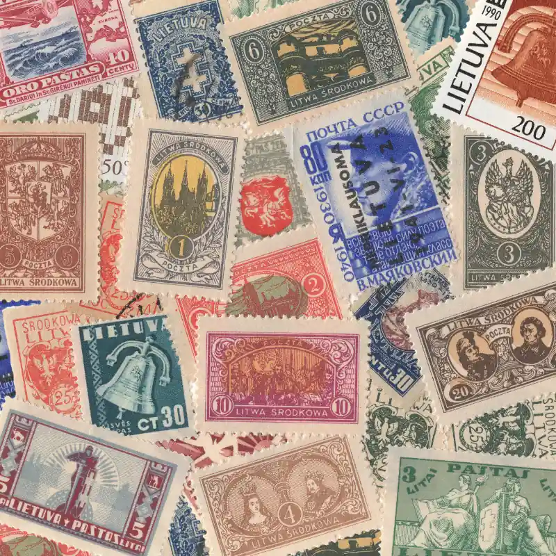 Lituanie timbres de collection tous différents. Commande En Gros