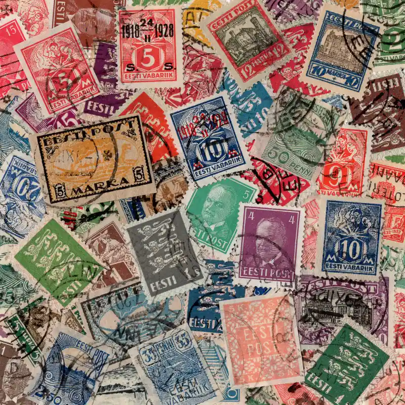 Offre Spéciale Estonie timbres de collection tous différents.
