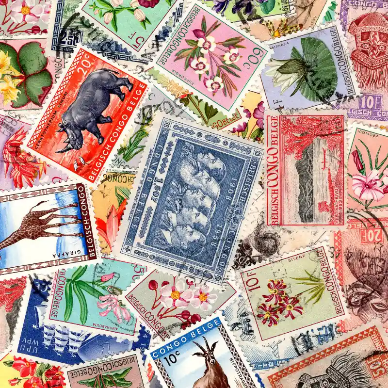 Commande En Gros Congo Belge avant 1961 timbres de collection.