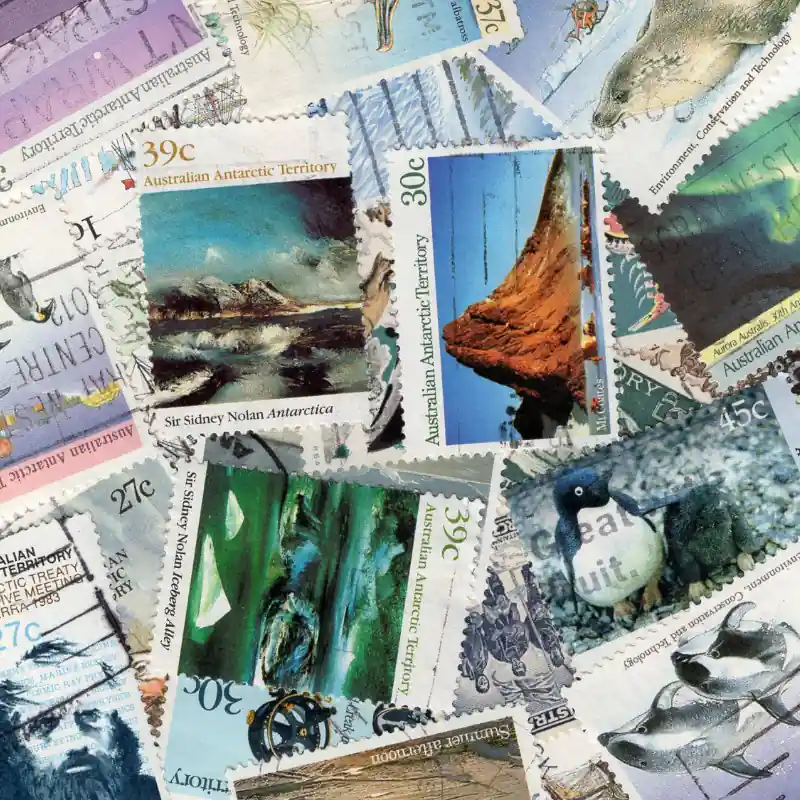 Australie Antarctique timbres de collection tous différents. Usine Directe