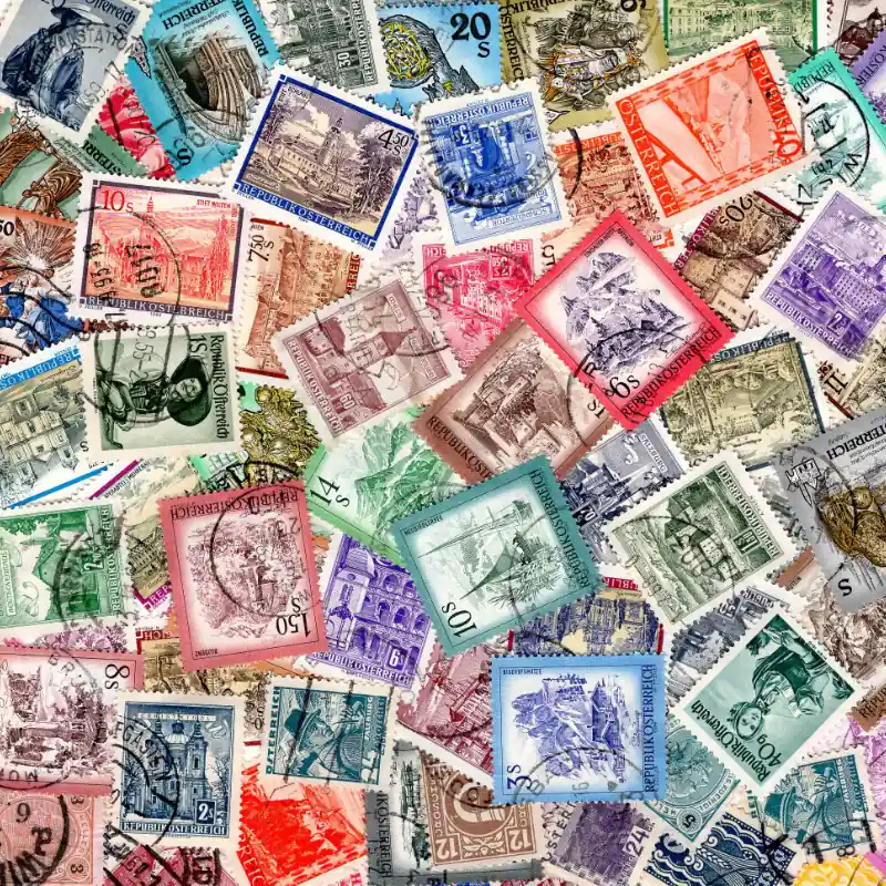 Autriche timbres de collection tous différents. Nouveauté