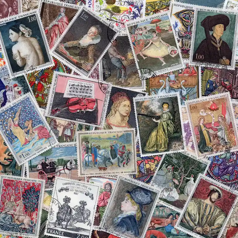 Timbres de France Musée imaginaire - Tableaux tous différents. Meilleur Choix