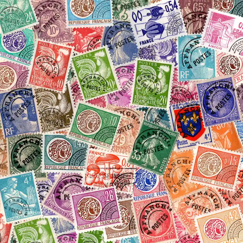 Vente Directe Timbres préoblitérés de France tous différents.