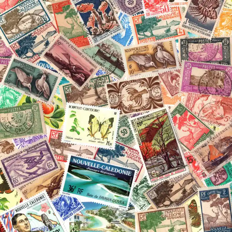 Nouvelle Calédonie timbres de collection tous différents. Nouvel Arrivage