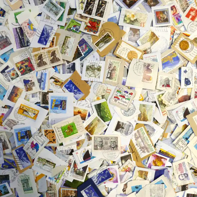 Premium Allemagne timbres sur fragments au kilo.