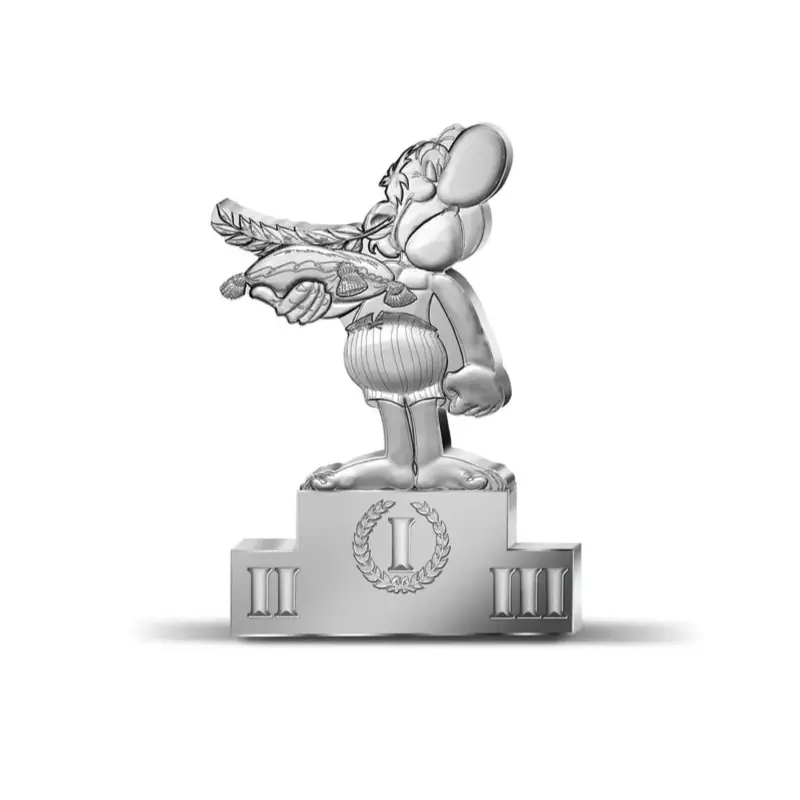 Livraison Mondiale France Astérix aux Jeux Olympiques 10 euros argent Podium en coffret BE 2024.