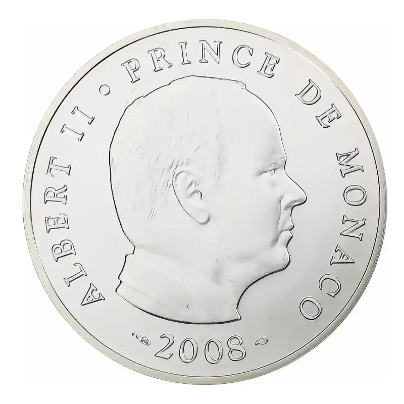Commande En Gros Monaco 5 euros argent Prince Albert II en coffret BU 2008.