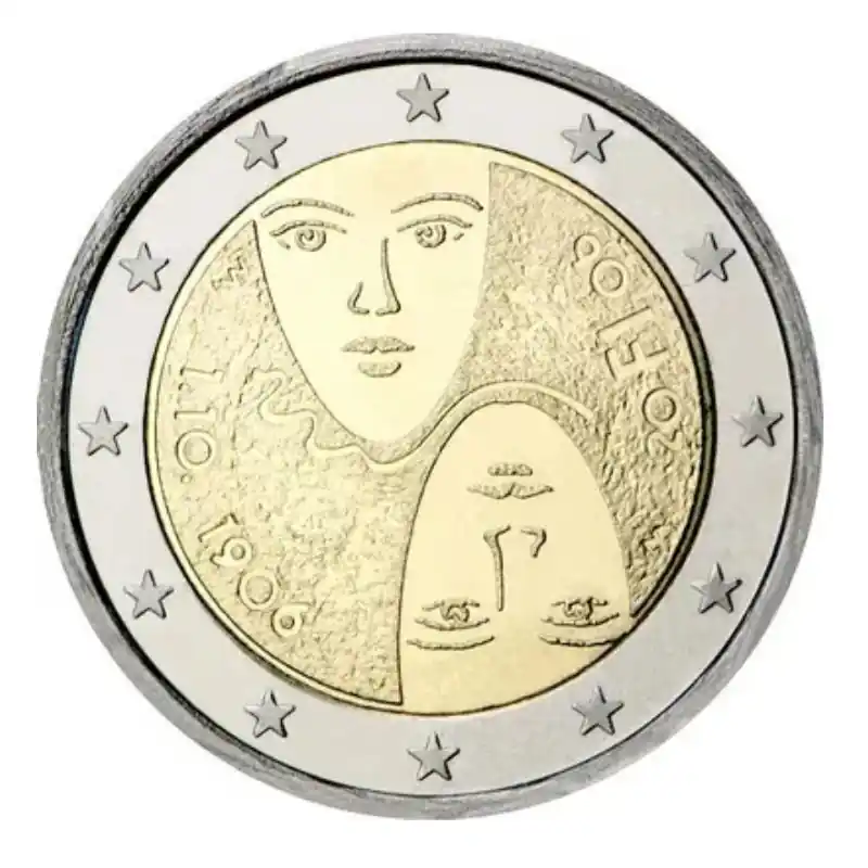 2 euros commémorative Finlande 2006 - Suffrage universel. Meilleur Prix