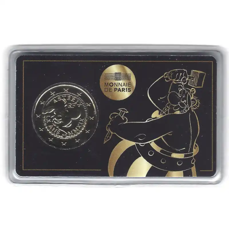 2 euros commémorative coincard BU France 2019 - Obélix. Prix Choc