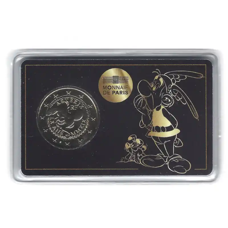 2 euros commémorative coincard BU France 2019 - Astérix et Idefix. Soldes