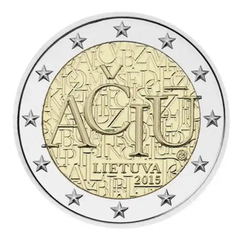 2 euros commémorative Lituanie 2015 - Langue lituanienne. Expédition Rapide