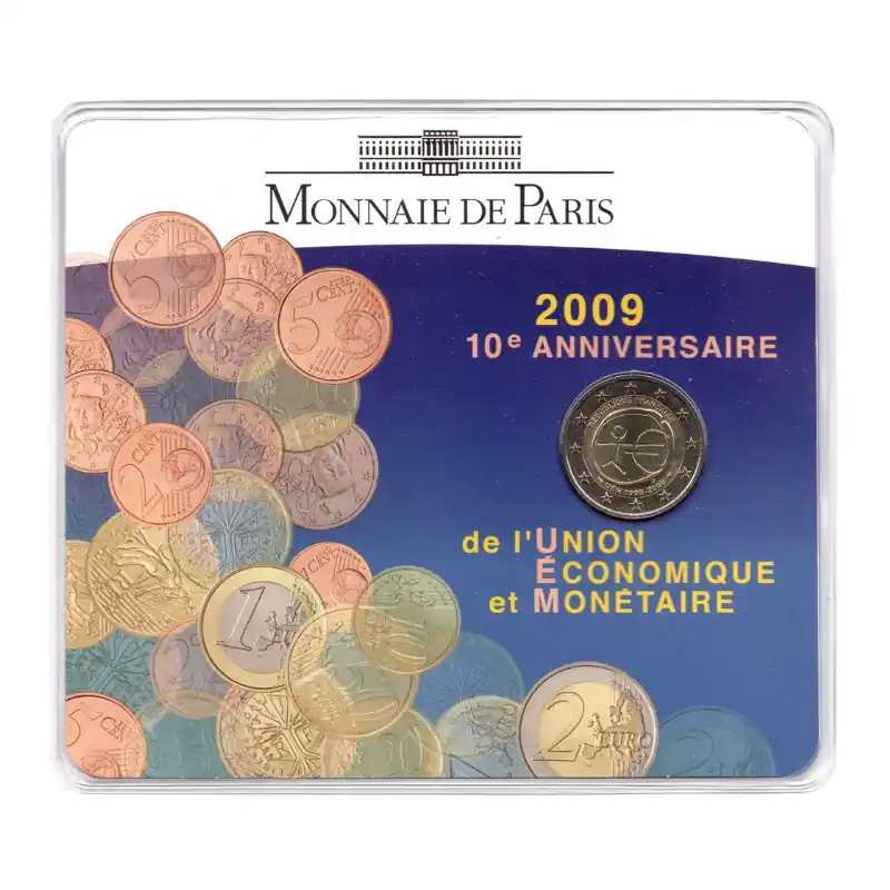 2 euros commémorative coincard BU France 2009 - UEM. Meilleur Choix