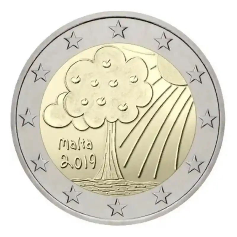 Offre Spéciale 2 euros commémorative Malte 2019 - Nature et Environnement.