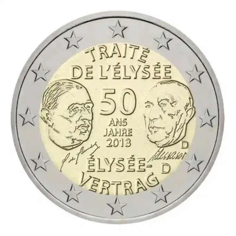Dernière Chance 2 euros commémoratives Allemagne 2013 Traitée de l'Elysée - les 5 ateliers.