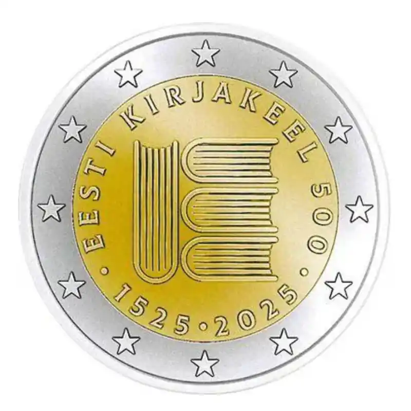 2 euros commémorative Estonie 2025 - Langue Estonienne. Soldes