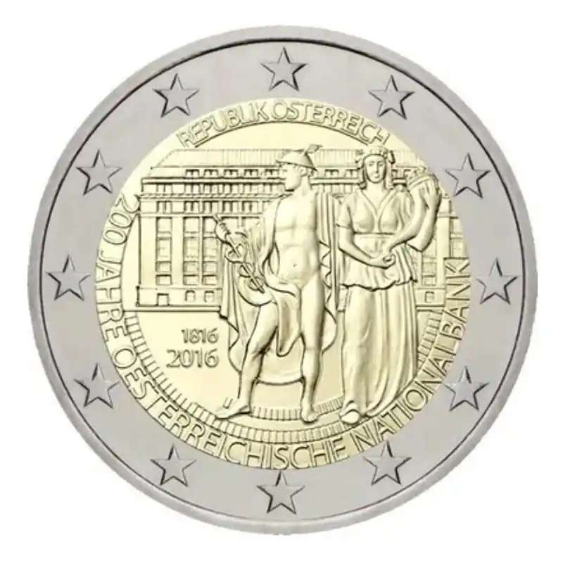 Marque 2 euros commémorative Autriche 2016 - Banque Nationale.