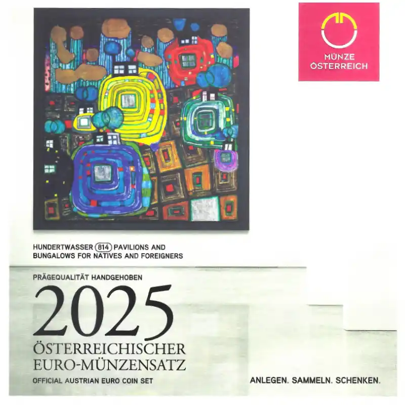 Série Euro Autriche 2025 coffret BU. Bon Plan