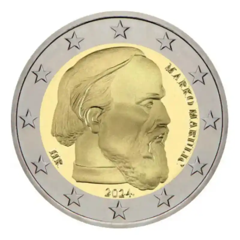 Top Vente 2 euros commémorative Croatie 2024 - Marko Marulic.