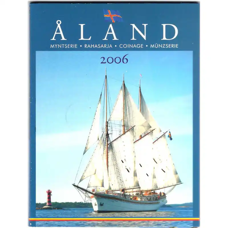 Série officielle Euro Finlande 2006 en coffret UNC - Åland. Meilleur Choix