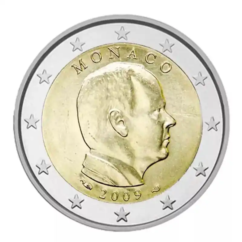 2 euros Monaco 2009 face nationale - Albert II. Satisfait Ou Remboursé