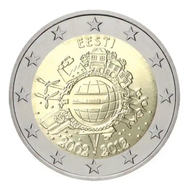 Offre Spéciale 2 euros commémorative Estonie 2012 - 10 ans de l'euro.