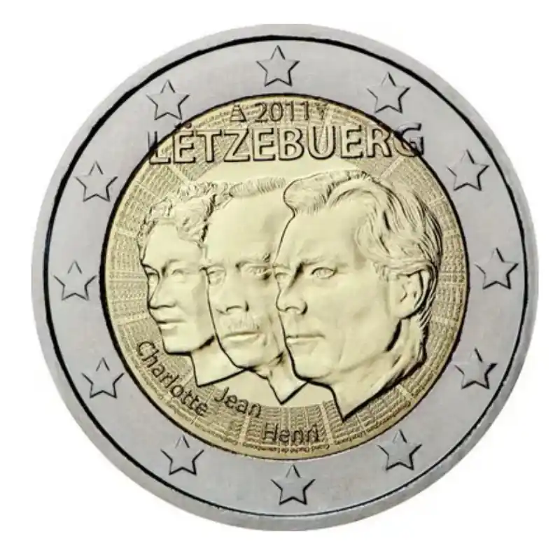 2 euros commémorative Luxembourg 2011 - Grand-duc Jean, Lieutenant représentant. Artisanat