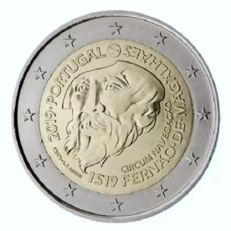 2 euros commémorative Portugal 2019 - Fernand de Magellan. Promotion