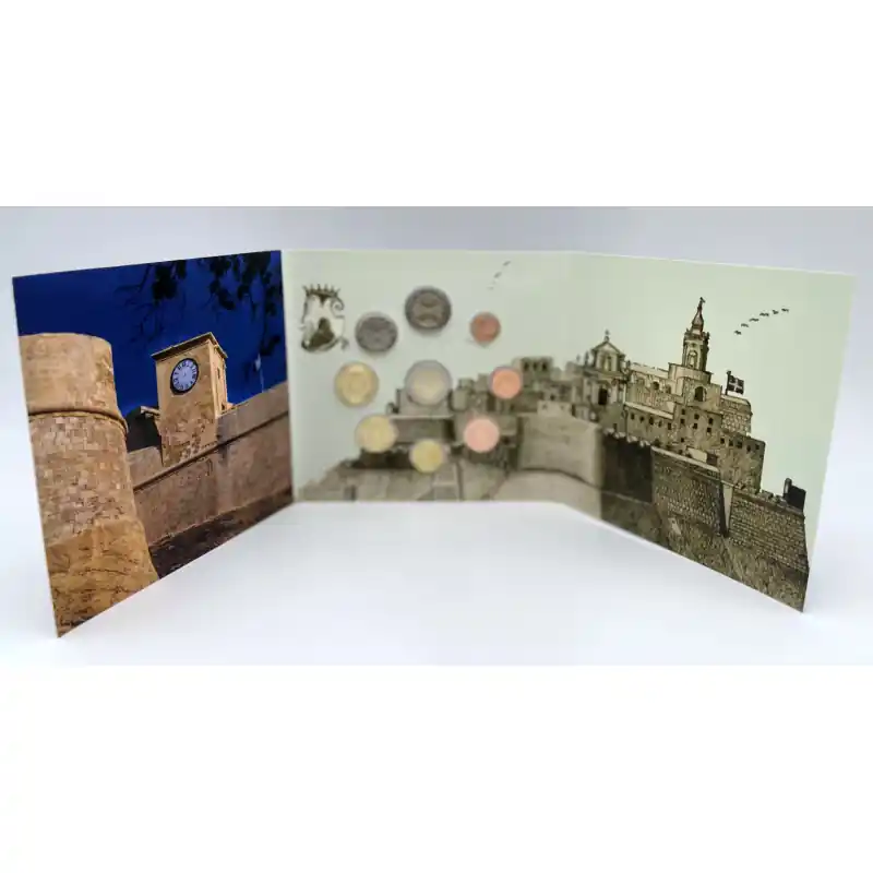 Série Euro Malte 2024 coffret BU - Citadelle de Gozo. Usine Directe