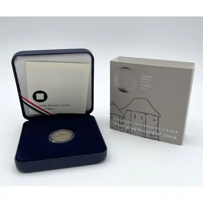 Promotion 2 euros Croatie 2024 - Château Varaždin en coffret BE.